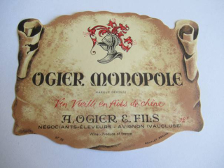 Ogier Monopole - Etiketa na víno