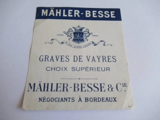 Mähler-Besse - Etiketa na víno
