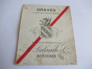 Graves - Etiketa na víno