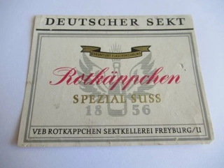 Deutscher sekt - Rotkäppchen spezial suss - Etiketa na víno