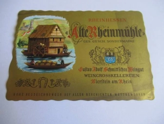 Rheinhessen - Etiketa na víno
