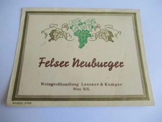 Felser Neuburger - Etiketa na víno