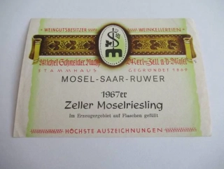 Mosel - Saar - Ruwer - Weingutsbesitzer - Etiketa na víno