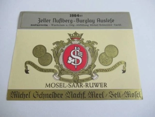 Mosel - Saar - Ruwer - Etiketa na víno
