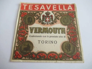 Tesavella - Vermouth - Etiketa na víno