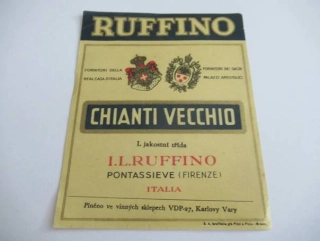 Ruffino - Chianti Vecchio - I. L. Ruffino - Etiketa na víno