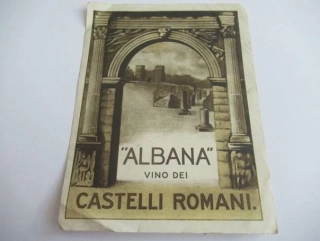 Albana - Vino dei Castelli Romani - Etiketa na víno