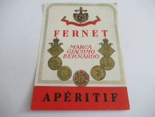Fernet - Marca Giacomo Bernardo - Apéritif