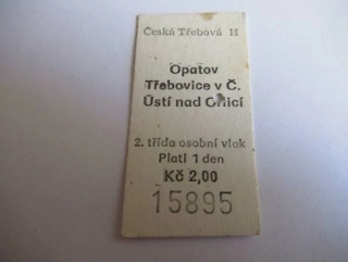 Česká Třebová H - Opatov - Třebovice v Č. - Ústí nad Orlicí
