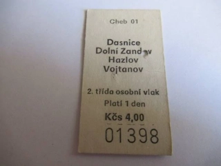 Cheb 01 - Dasnice - Dolní Žandov - Hazlov - Vojtanov