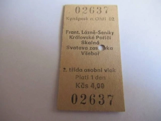 Kynšperk n. Ohří 02 - Frant. Lázně-Seníky - Královské Poříčí - Skalná - Svatava zastávka - Všeboř