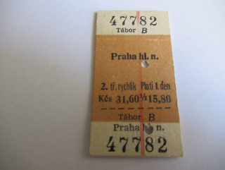 Tábor B - Praha hl. n.