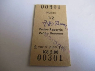 Nučice 1/2 - Praha-Řeporyje - Vráž u Berouna