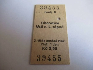 Povrly B - Choratice - Ústí n. L. západ