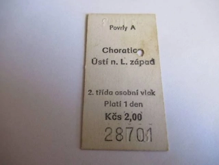Povrly A - Choratice - Ústí n. L. západ