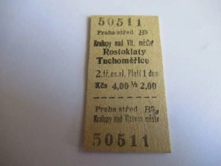 Praha střed B5 - Kralupy nad Vlt. město - Rostoklaty - Tuchoměřice