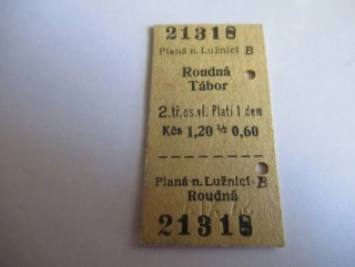Planá n. Lužnicí B - Roudná - Tábor