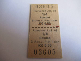 Planá nad  Lužnicí 03 1/4 - Roudná