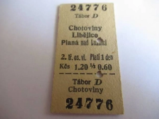 Tábor D - Chotoviny - Libějice - Planá nad Lužnicí