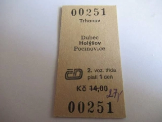 Trhanov - Dubec - Holýšov - Pocinovice
