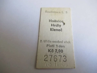 Roudnice n. L. B - Hněvice - Hrdly - Kleneč