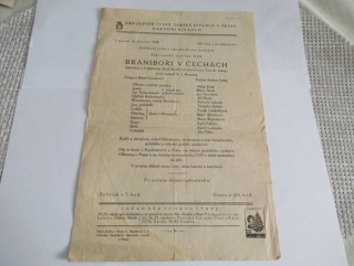 Praha, Národní divadlo - Program - 1918