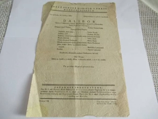 Praha, Národní divadlo - Program - 1921