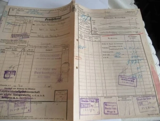 Lom u Mostu - Nákladní list - 1939