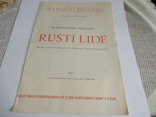 Praha, Nírodní divadlo - Pracovní soubor činohry, Známý herci - 1945