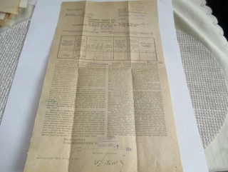 Chomutov - Platební rozkaz - na činžovní daň za rok 1930 - 1931