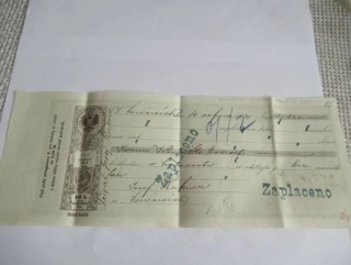 Lenešice - Směnka - 1901