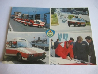 Automobily, AMK NAREX ČSSR - cca 14,5 x 10,5 cm