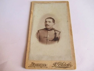 Rusko - Fr. P. Schofer - Voják  - cca 10,5 x 6,5 cm