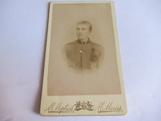 Fotograf Bilek - Voják  - cca 10,5 x 6,5 cm