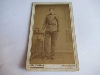 Polsko - Fotograf  W. Krakowie - Voják  - cca 10,5 x 6,5 cm