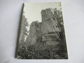 Adršpašské skály -  1972 - cca 12,5 x 9 cm