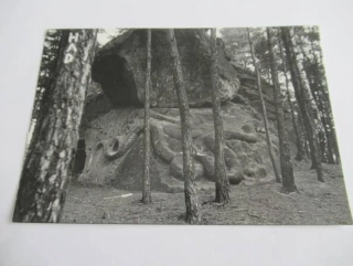Želízy, vytesaný had - 1972 - cca 12,5 x 9 cm