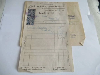 Nový Bydžov - Josef Koníček - Centrální Drogerie - 1925
