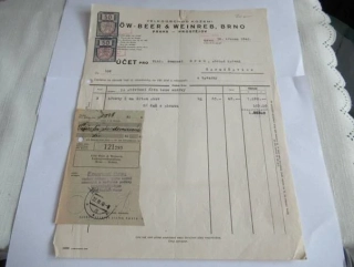Brno - Löw-Beer & Weinreb - Velkoobchod s kůžemi - 1940