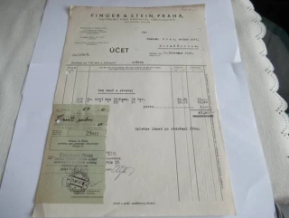 Praha - Finger & Stein - Potřeby pro průmysl obuvnický - 1940