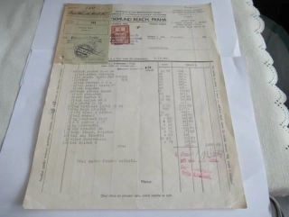 Praha - Zikmund Reach -  Nejstarší a největší tovární sklad veškerých potřeb pro průmysl obuvnický - 1941