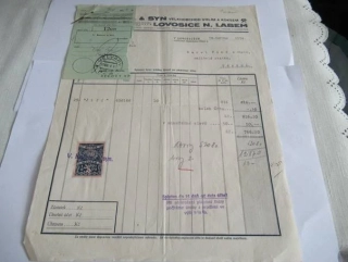 Lovosice - V. Kučera & syn - Velkoobchod s uhlím a koksem - 1934