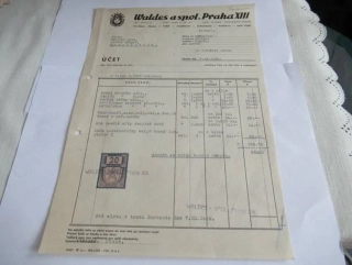 Praha XIII. - Waldes a spol. - 1939