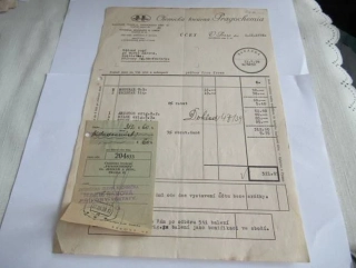 Praha - Pragochemia - chemická továrna - 1939