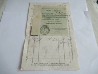 Vimperk - Berthold - Koloniální obchod ve velkém - 1923