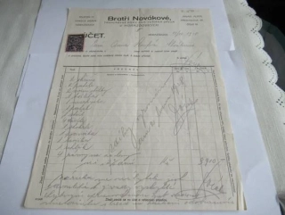Horažďovice - Bratři Novákové - Truhlářské dílny, pila, sušírna dřeva - 1928