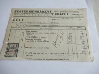 Praha - Jindřich Pelda - Sklad veškerých potřeb a nástrojů pro hodináře a zlatníky - 1940