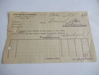 Prostějov - Löw-Beer & Weinreb - 1939