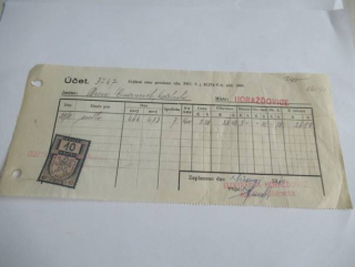 Horažďovice - K. Miňovská - Elektrárna - 1940