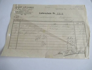 Teplice - Josef Křivanec - Kování, moderní stavební a nábytkové kování, nářadí, veškeré truhlářské potřeby - 1938